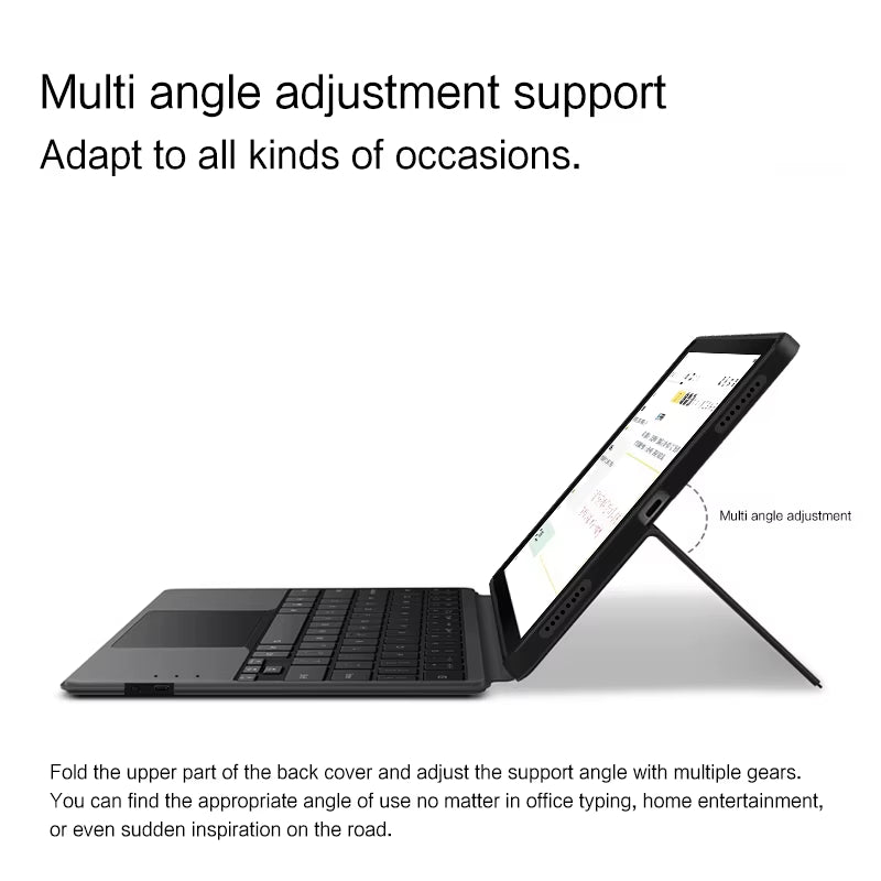 AJIUYU Keyboard Case for  Redmi Pad 10.6 Inch 2022 Tablet Smart Cover Backlit Trackpad Spanish Portuguese German French