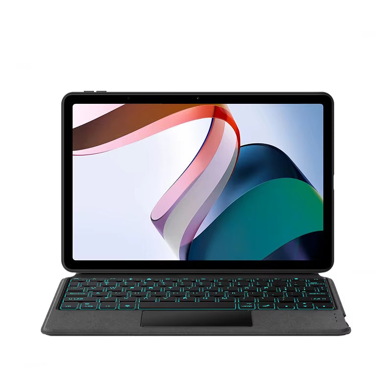 AJIUYU Keyboard Case for  Redmi Pad 10.6 Inch 2022 Tablet Smart Cover Backlit Trackpad Spanish Portuguese German French